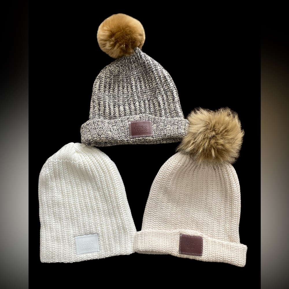 Lot of 3 Love Your Melon beanies